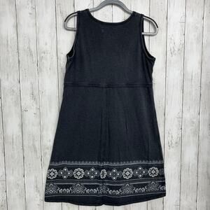 Aventura Gray Organic Mandela Floral Comfy Flowy Tank Top Summer Dress Large
